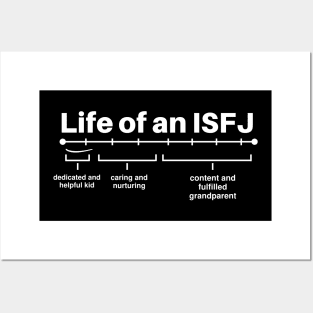 Life of A ISFJ Personality Introverted Friend Funny Personality Jokes Posters and Art